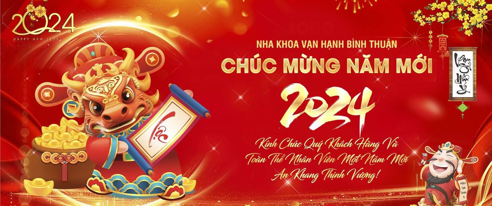 CHÚC MỪNG NĂM MỚI 2024 - NHA KHOA ĐÃ HOẠT ĐỘNG TRỞ LẠI SAU KỲ NGHỈ TẾT KÉO DÀI