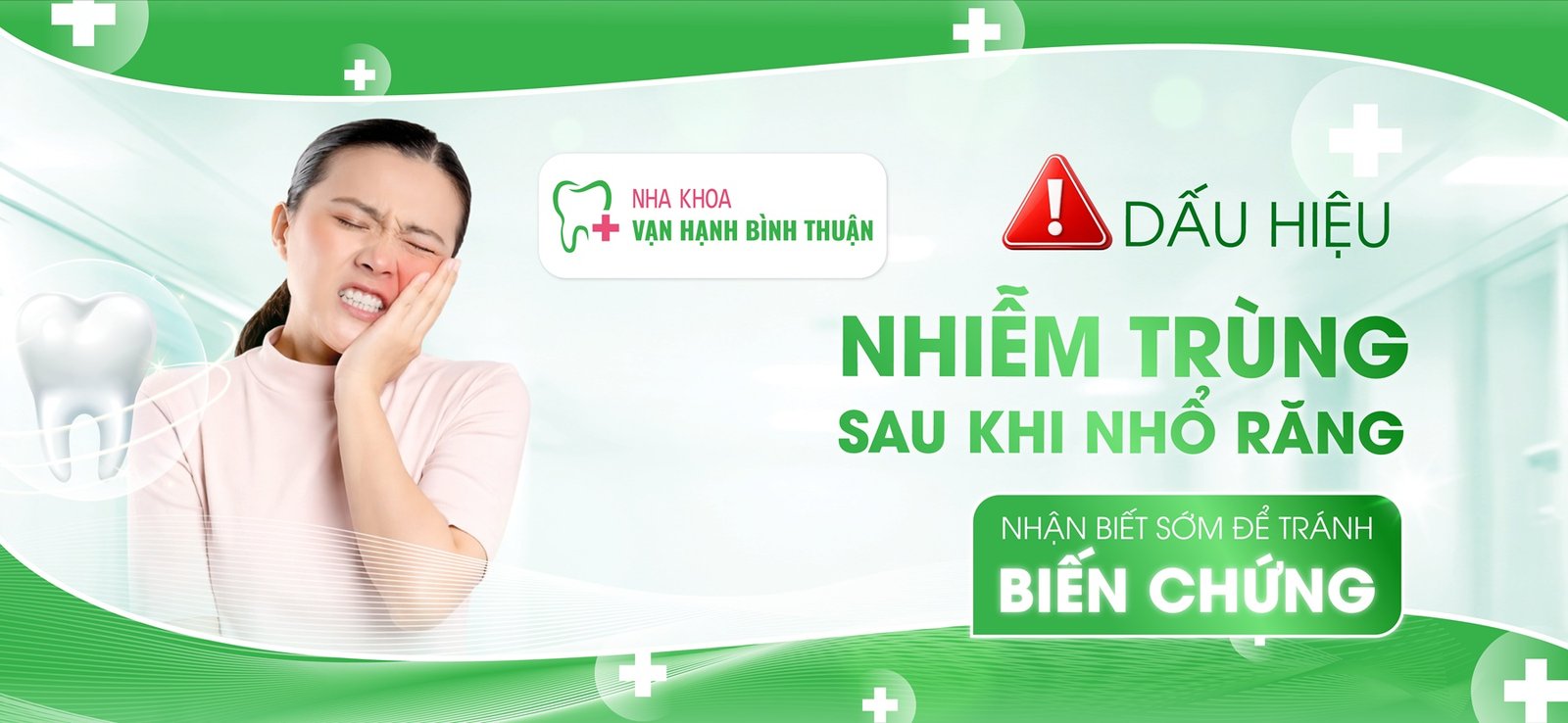 Dấu hiệu nhiễm trùng sau khi nhổ răng